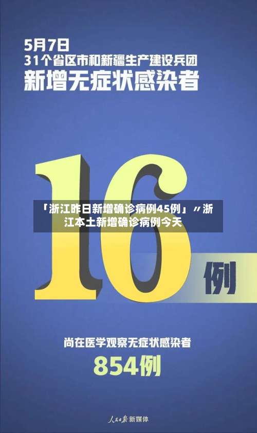 「浙江昨日新增确诊病例45例」〃浙江本土新增确诊病例今天-第1张图片