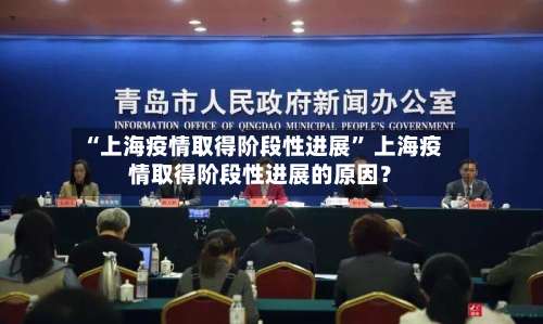 “上海疫情取得阶段性进展” 上海疫情取得阶段性进展的原因？-第2张图片